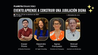 LIVE🔴👉Evento público presencial: Construye una jubilación digna🪐✨