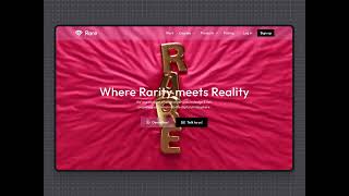 Website Design Inspiration: Rarity meets Reality by Akshay Hooda