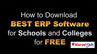 Best ERP Software for Schools 2023 FREE Download