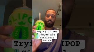 Trying OLIPOP ginger Ale #foodreview #olipop #shorts