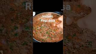 Instant ragi dosa recipe #shorts #youtubeshorts #bhusanurcooking