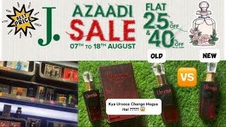 J. Perfumes For Women | Uroosa | Azadi Sale | Last Day To Avail An Amazing Sale Offer 😍