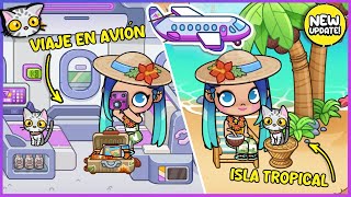 🏝️ Somos los primeros en viajar en avión a la NUEVA ISLA Tropical!  ACTUALIZACIÓN  AVATAR WORLD ✈️