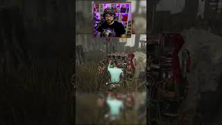 Dead by daylight survivor main sings chat a song while on a gen