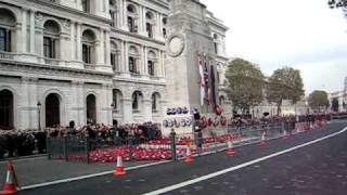 Cenotaph London , November the 11th 2009, observing the 2 minute silence.