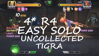 4* SOLO - Easily BEAT Uncollected Tigra | Samurai's Journey | MARVEL CONTEST OF CHAMPIONS |