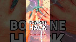 Lightning Fast Knot Hack: Bowline Twist | BlindGuy Bushcraft #shorts #howto #knots