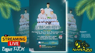 GEMA SHOLAWAT DALAM RANGKA MAULID NABI & HAUL KYAI KASTURI KE-60