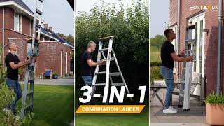 Batavia 3-in-1 Combination Ladder | Stepladder, Extension Ladder & Leaning Ladder in One!