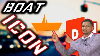 How to Make a Boat Icon in Microsoft Powerpoint - Learn with Amazing Warrior