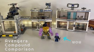 Lego Marvel Avengers Compound Comparison | 2019 Avengers Compound vs 2021 Final Battle!!!!