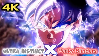 Goku's Ultra Instinct x Peaky Blinders Epic Edit | Grand Gogeta | 4k |