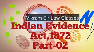 Indian Evidence Act,1872-Part-02