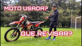 Lo que debes REVISAR ANTES de comprar una MOTOCROSS/ENDURO USADA