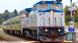 Amtrak 509, 90225 & Spectacular Comet Cars!