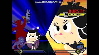 Mugen #1011 Blossom Buttercup Bubbles Rabbid vs Pinkamena Evil Homer Jiggypuff Hanazuki