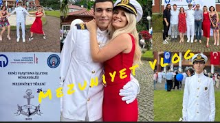 YİĞİT KAPTAN DİYECEKSİNİZ⚓️ KARDEŞİMİ MEZUN ETTİK💙 mini vlog💘