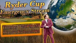 Ryder Cup | Emergency Stream | PGA DFS | DraftKings Strategy | (Not) Picks