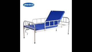 Single Crank Hospital Bed Manual Hospital Use Medical BedFactory Price