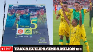 LIVE;BANGO LA YANGA LIMEWAPONZA KUWALIPA SIMBA MILIONI 100