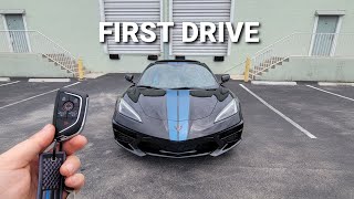 FIRST DRIVE in My NEW 2021 C8 CORVETTE!