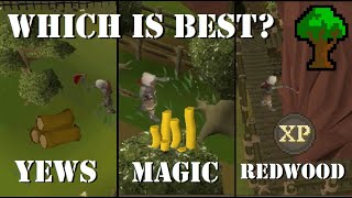 1 Hour of Cutting Trees at the Woodcutting Guild - OSRS