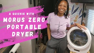 Sometimes a Quickie is All You Need | Solo Female Travel in Trailer - Morus Zero Portable Dryer