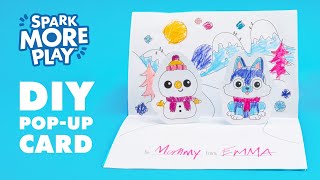 Spark More Play: Holiday Pop-Up Card Create Printable by Educational Insights