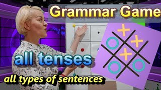 Grammar Game for Teaching Tenses: Noughts and Crosses