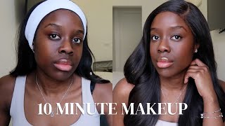 *DETAILED* 10 MINUTE WORK/ COLLEGE MAKE UP TUTORIAL l LET'S TALK: Career, Dating & Travel