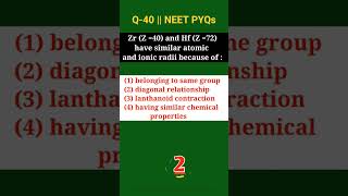 Q-40 || NEET PYQs || SWF || #shorts