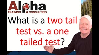 Two tailed vs. One tailed in hypothesis testing?