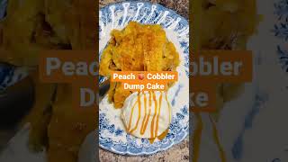 Quick and easy Peach Cobbler Dump Cake