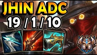 Jhin ADC vs Ezreal - EUW Challenger Patch 11.17 ✅