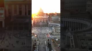 Sunrise @ St. Peter’s Basilica, Rome #shorts