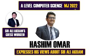 Hashim Omar | Sir Ali Akram | A Level Computer Science (9618) P1 | Guess worked | 7th time in a row