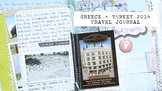 TRAVEL JOURNAL FLIP THROUGH | Greece + Turkey 2014