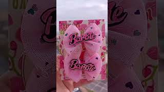 И СНОВА Barbie 🩷 #diy #обзор #barbie БАНТИКИ ручной работы 🎀