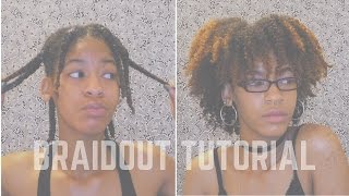 My Braidout Routine/ Tutorial + Talk Through (Natural Hair)