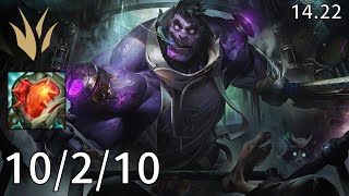 Dr. Mundo Jungle vs Nunu & Willump - EUW Master | Patch 14.22