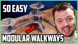 Easy Modular Walkways For  Warhammer 40k