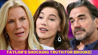 Taylor’s Shocking Truth for Brooke & Ridge’s Epic Fail! Bold and the Beautiful Update Nov 11