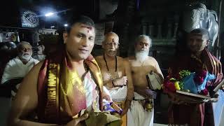 kanchi Kamakshi main priest Sri natrajan Shastri garu, sanskrit brothers at Skandagiri