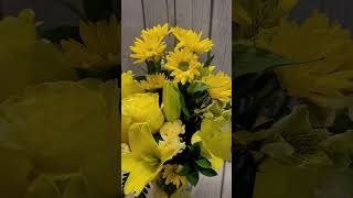 sunshine sparkle bouquet / Darlene's flowers/ Berkshire NY florist