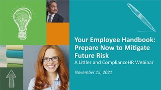 Webinar: Your Employee Handbook Prepare Now to Mitigate Future Risk