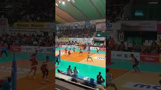 spike keras agil anggara#spike mbledos#proliga 2023.