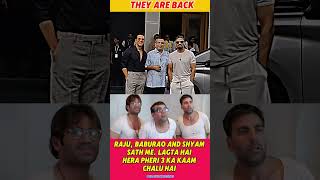 Hera pheri 3 Cast Spotted at airport 😂 | Akshay Kumar, Suneel Shetty,paresh #shorts #akshaykumar