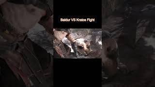 God of War Baldur VS Kratos Fight #shorts