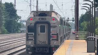 NJT and Amtrak Early Evening Rush action at Linden, NJ 6/13/24