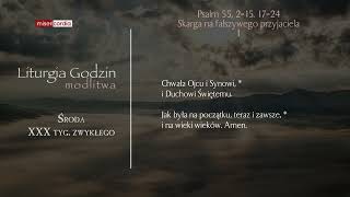 Liturgia Godzin | Modlitwa Południowa | Środa, XXX tyg. zwykłego